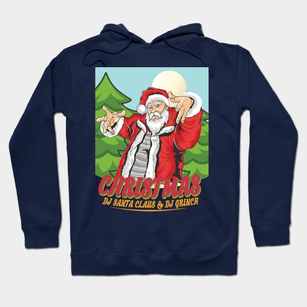 funny christmas Dj Hoodie by joyTrends